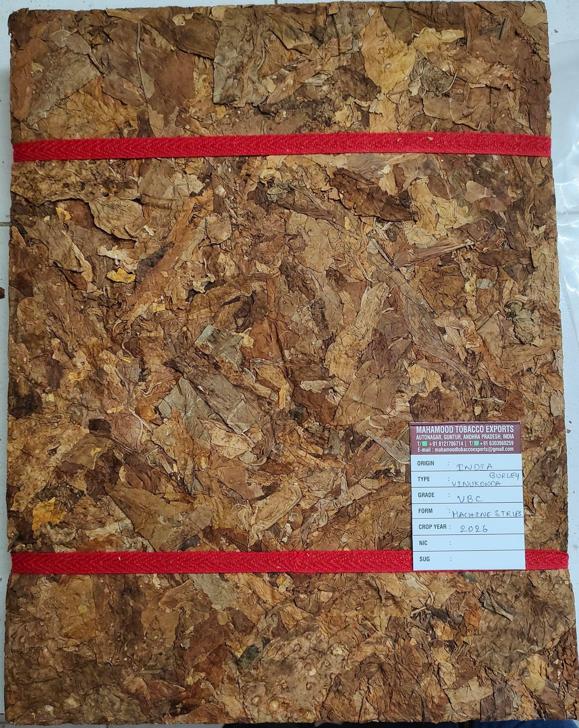 Light Soil Burley (Machine Strips)